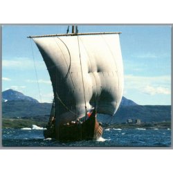 Vikingeskibet Gaja - Gr�nland - Postkort - Ubrugt