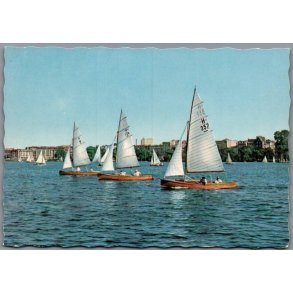 Ausenalster - Hamburg - Postkort - Ubrugt