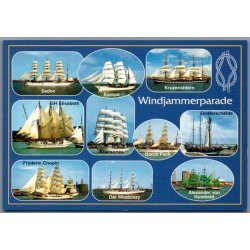 Windjammer - Postkort - Ubrugt