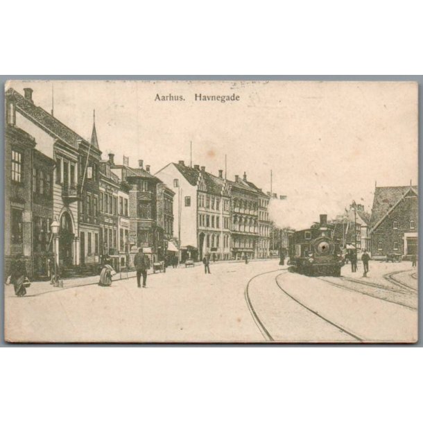 Aarhus - Havnegade - Postkort - Brugt