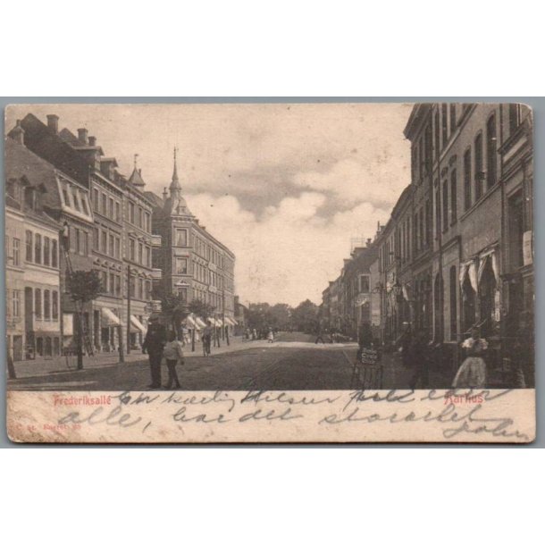 Frederiksalle - Aarhus - Postkort - Brugt