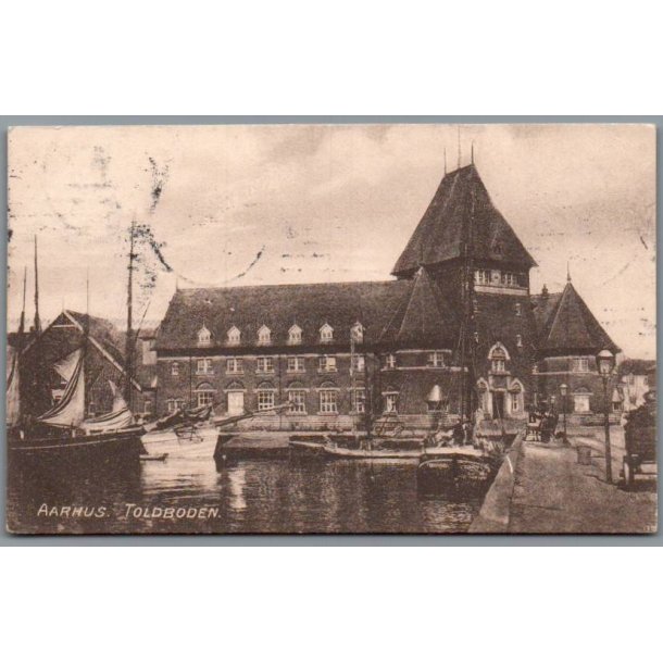 Aarhus - Toldboden - Postkort - Brugt