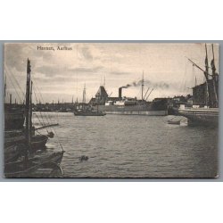 Havnen - Aarhus - Postkort - Brugt