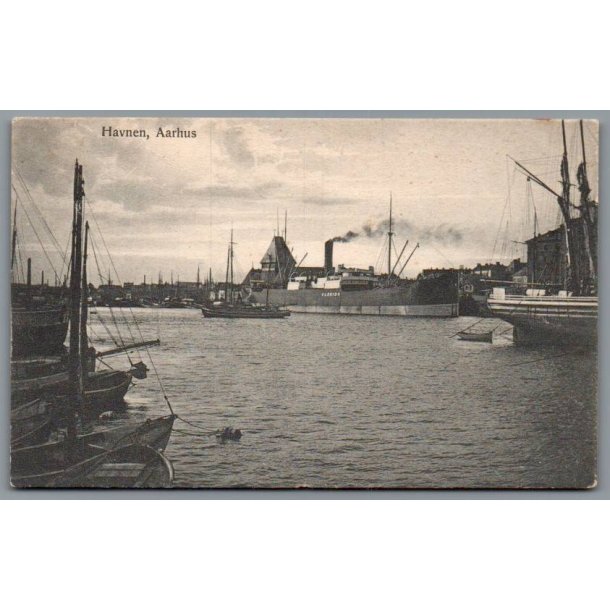 Havnen - Aarhus - Postkort - Brugt