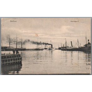 Aarhus - Havneparti - Postkort - Brugt