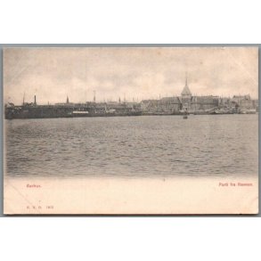 Aarhus - Parti fra Havnen - Postkort - Ubrugt