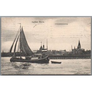 Aarhus Havn - Postkort - Brugt