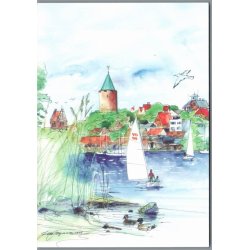 Vordingborg set fra Oringe -  Kort og Godt 3-99-A - Ubrugt