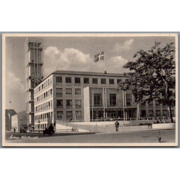 Aarhus - R�dhuset - Postkort - Brugt