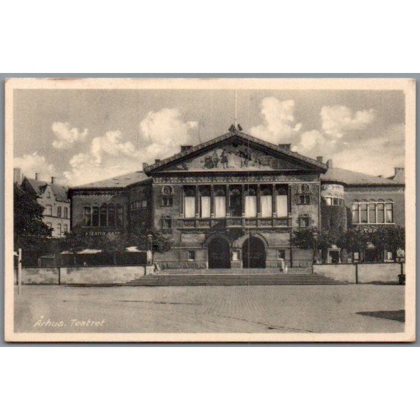 Aarhus - Teater - Postkort - Brugt