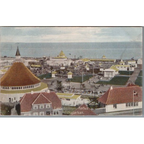 Landsudstillingen i Aarhus 1909 - Folkeparken - Postkort - Brugt