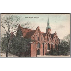 Frue Kirke - Aarhus -  Postkort - Brugt
