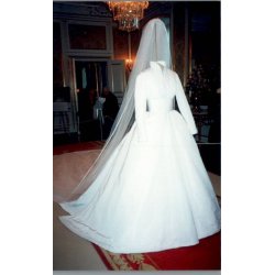 Prinsesse Alexandras Brudekjole - Foto u/n 