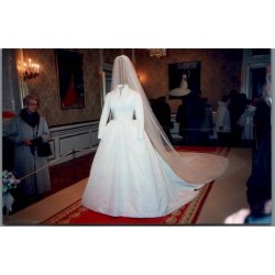 Prinsesse Alexandras Brudekjole - Foto u/n 