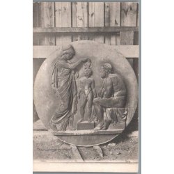 Thorvaldsens Relief p� Forsiden - Christiansborg Slotsruin - Postkort - Ubrugt