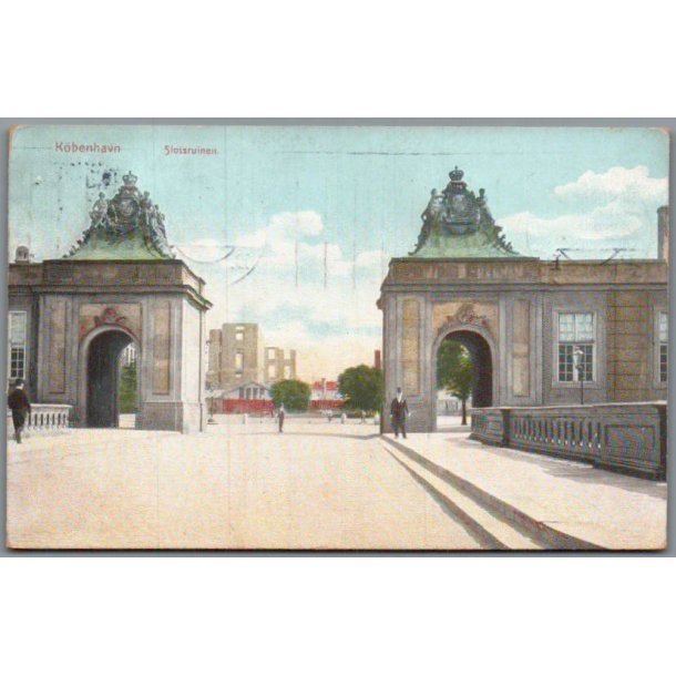 K�benhavn -  Slotsruinen - Postkort - Brugt