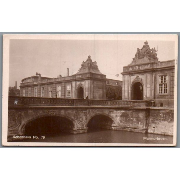 K�benhavn - Marmorbroen - Christiansborg Slot - Postkort - Brugt