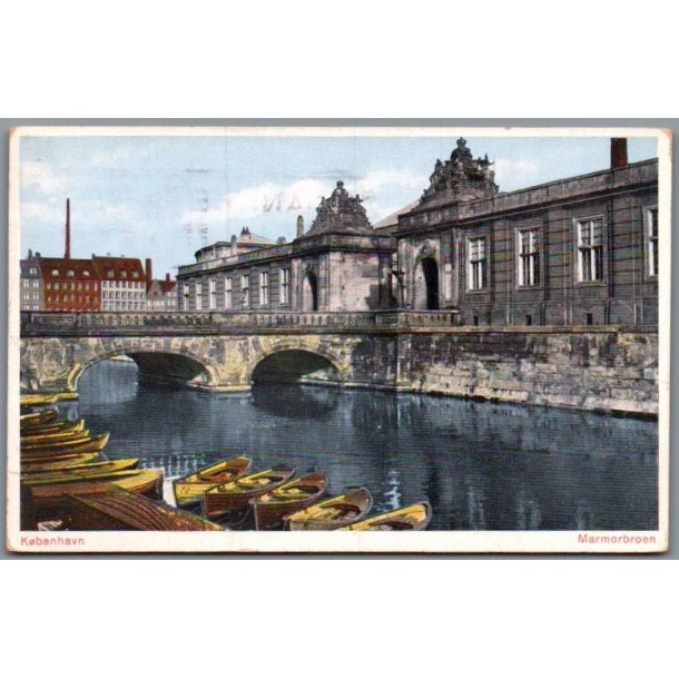 K�benhavn - Marmorbroen - Christiansborg Slot - Postkort - Brugt