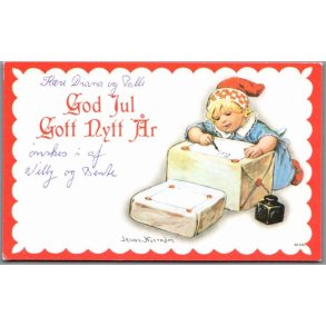 Jenny Nystrm - Kartonkort u/n - Ubrugt