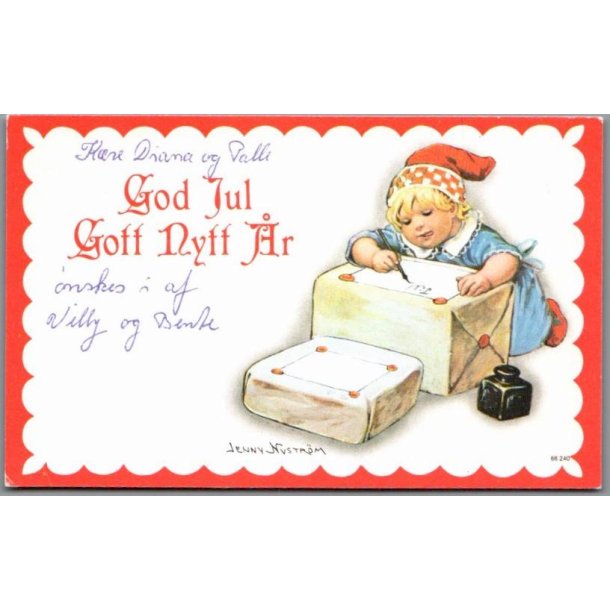 Jenny Nystrm - Kartonkort u/n - Ubrugt