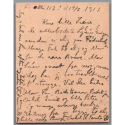 Kartonkort - 19 - 7 - 1917 - Hundehvalpe