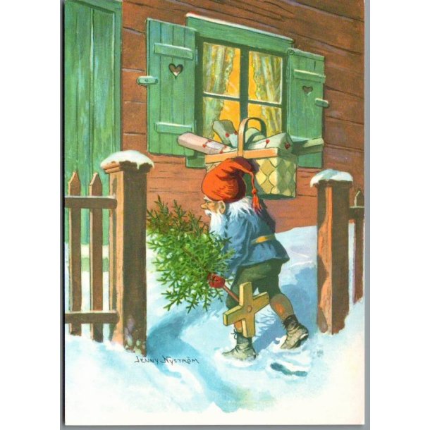 Jenny Nystrm - God Jul - Gott Nytt r - Bromma JN 1 - Ubrugt