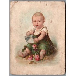 Lyk�nskningskort - 15 - 11 - 1894 - Jensine Pedersen - Godt brugt !