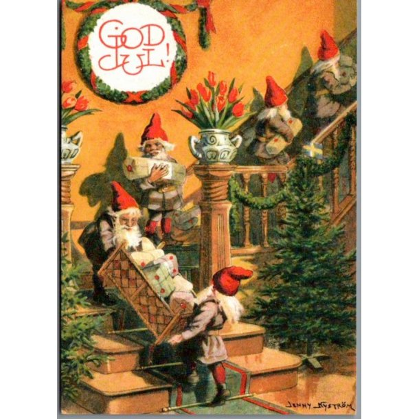 Jenny Nystrm - God Jul - Gott Nytt r - Bromma JN 2 - Ubrugt
