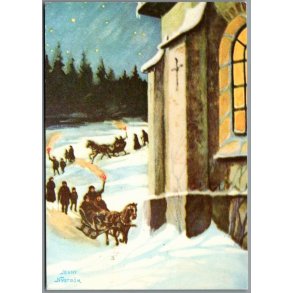 Jenny Nystrm - God Jul - Gott Nytt r - Eliasson u/n -  Brugt