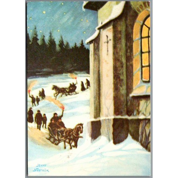 Jenny Nystrm - God Jul - Gott Nytt r - Eliasson u/n -  Brugt