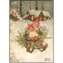 Jenny Nystrm - God Jul - Gott Nytt r - Eliasson u/n - Ubrugt