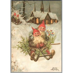 Jenny Nystrm - God Jul - Gott Nytt r - Eliasson u/n - Ubrugt