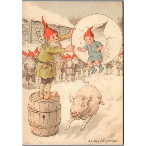 Jenny Nystrm - God Jul - Gott Nytt r - Eliasson u/n - Ubrugt