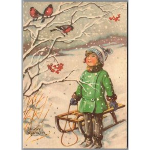 Jenny Nystrm - God Jul - Gott Nytt r - Eliasson u/n - Ubrugt