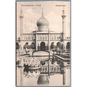 K�benhavn - Koncertsalen i Tivoli - Postkort - Brugt