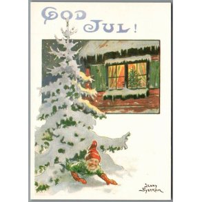 Jenny Nystrm - God Jul - Gott Nytt r - Eliasson u/n - Ubrugt