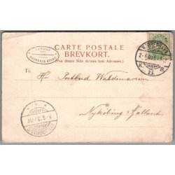 K�benhavn - Harmoniorkesteret - Postkort - Brugt - Svagt hj�rne !