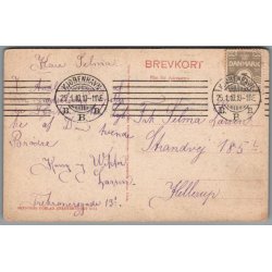 K�benhavn - Tivoli -  Ridebanen - Postkort - Brugt - Runde hj�rner !
