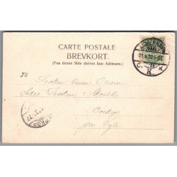 Bazaren  i Tivoli - Postkort - Brugt