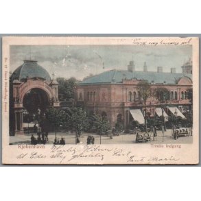 K�benhavn - Tivolis Indgang - Postkort - Brugt