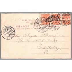 K�benhavn - Tivolis Indgang - Postkort - Brugt