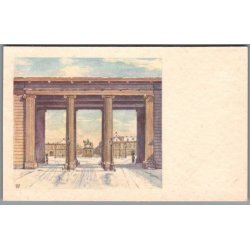 West, C.V.  - Parti fra Amalienborg Slot - Stender u/n - Ubrugt