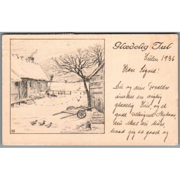 West, C.V.  - Gldelig Jul - Stender Serie 212 - Brugt 