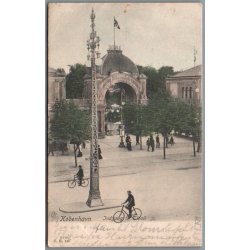 K�benhavn - Indgang til Tivoli - Postkort  - Brugt