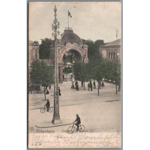 K�benhavn - Indgang til Tivoli - Postkort  - Brugt