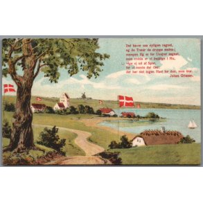 Det haver s� nyligen regnet ...- Postkort - Brugt