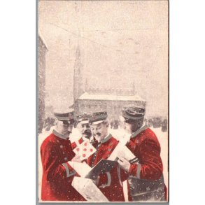 Postbude p� R�dhuspladsen - Postkort - Brugt