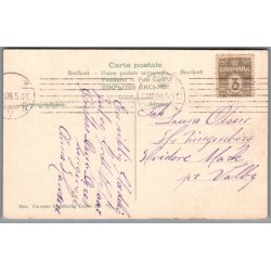 Postbude p� R�dhuspladsen - Postkort - Brugt
