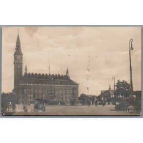 K�benhavn - R�dhuset - Postkort - Brugt  