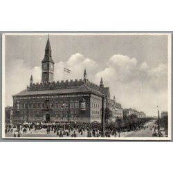K�benhavn - Raadhuset  -  Postkort - Ubrugt